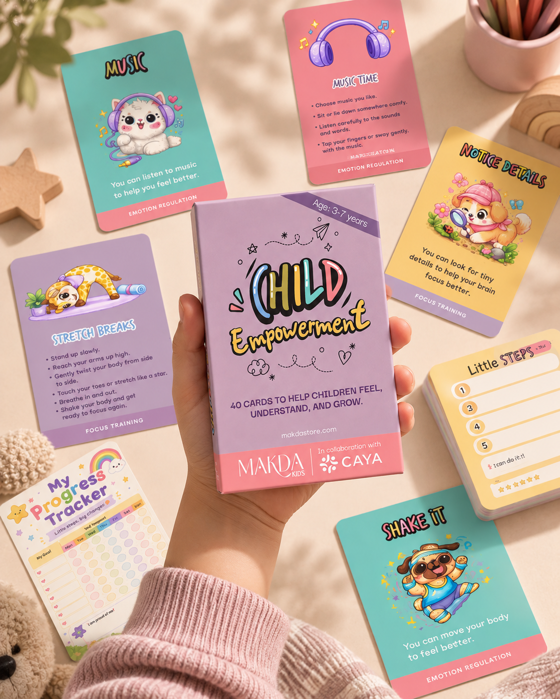 Child Empowerment Card Deck | Ages 3–7