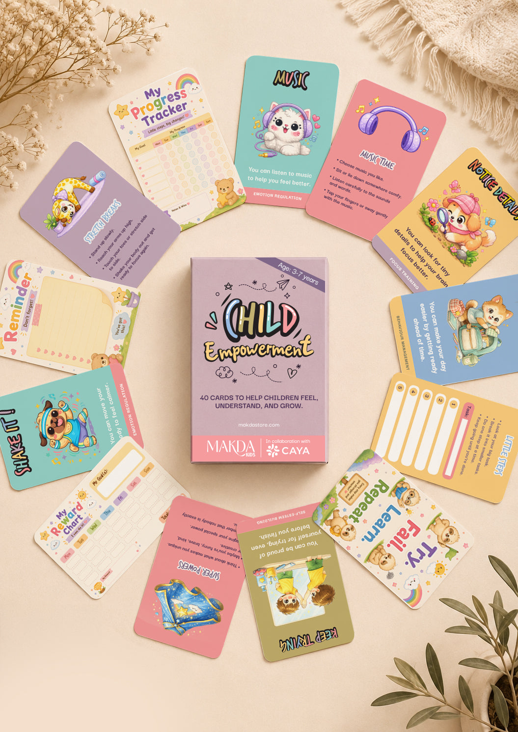 Child Empowerment Card Deck | Ages 3–7